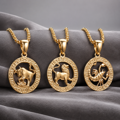 Zodiac Icon Pendant