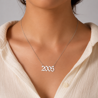 Custom Year Necklace