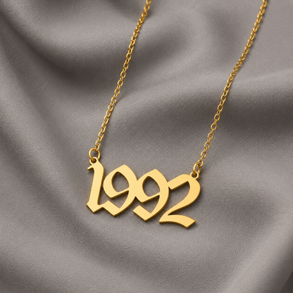 Custom Year Necklace