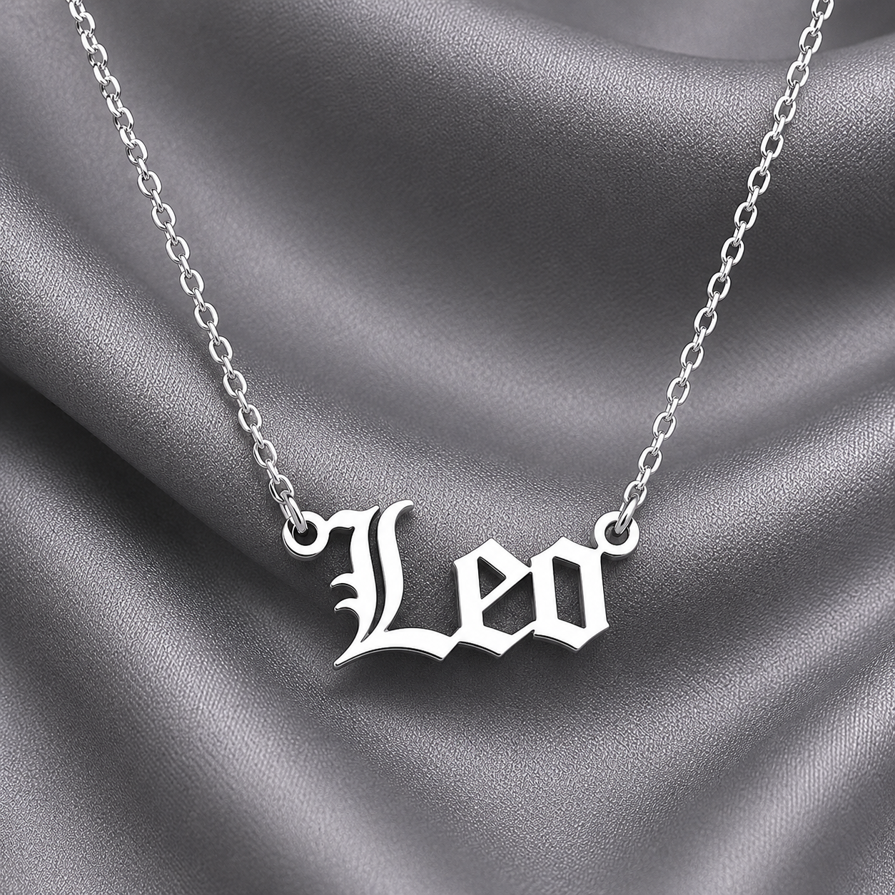 Zodiac Script Necklace