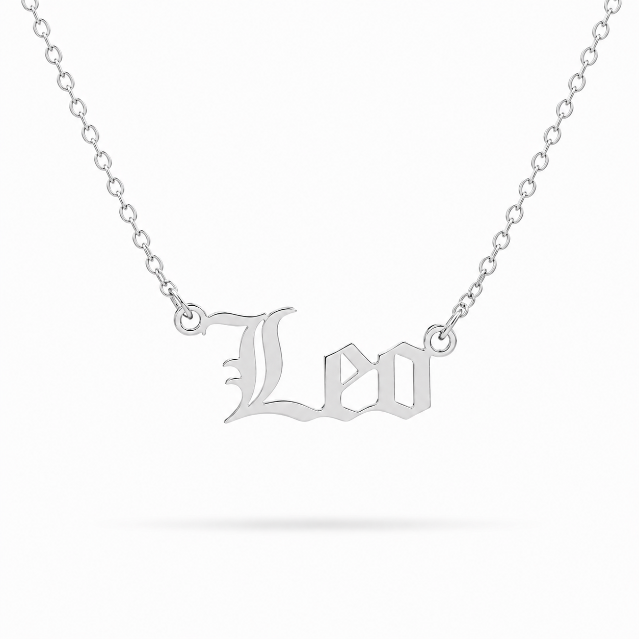 Zodiac Script Necklace