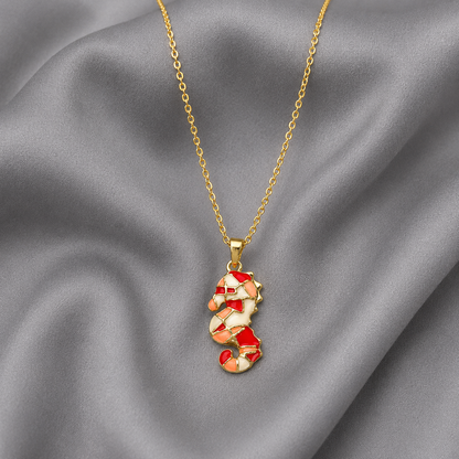 Mosaic Seahorse Pendant